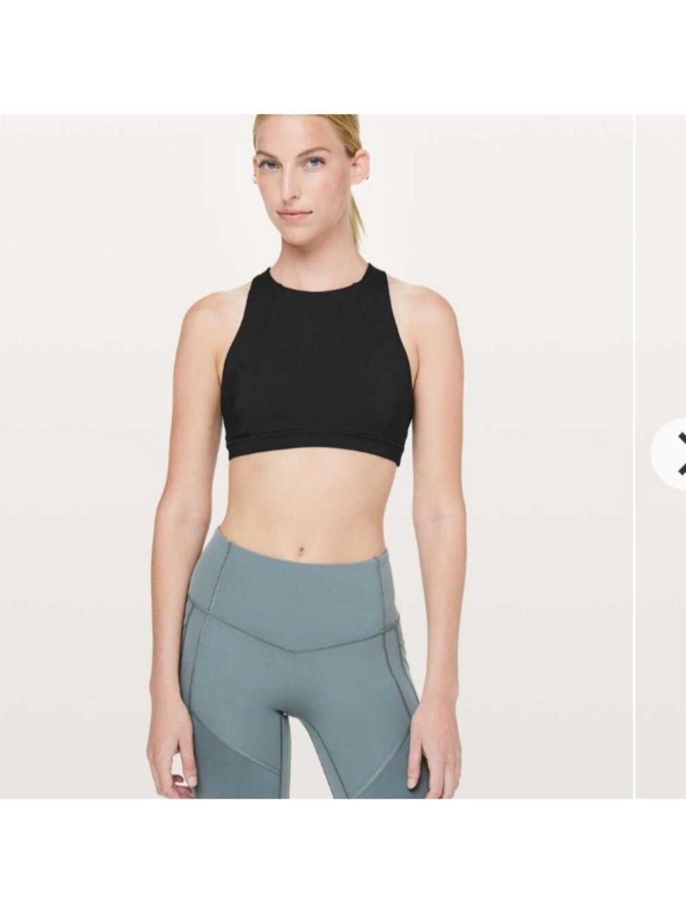 Lululemon Free To Be Serene Bra *High NeckBlack - Picture 2 of 8